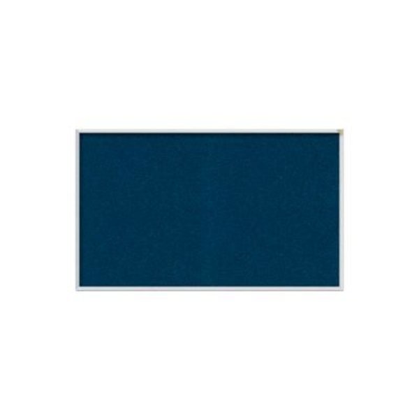 Ghent Ghent 48"W x 48"H Vinyl Bulletin Board - Aluminum Frame - Navy AV44-195